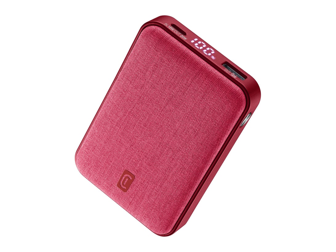 Cellularline - Glam 10000 mAh Red Power Banks