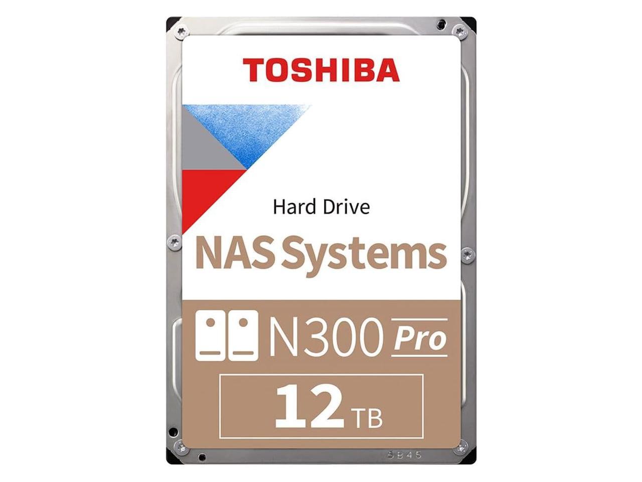 Toshiba - N300 Pro 12TB Storage Drives - SATA III (SATA 6.0 Gb/s)