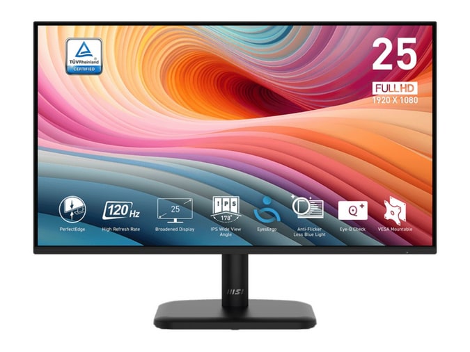 MSI - 24.5" PRO MP251L E2 Full HD 120Hz Professional Monitors