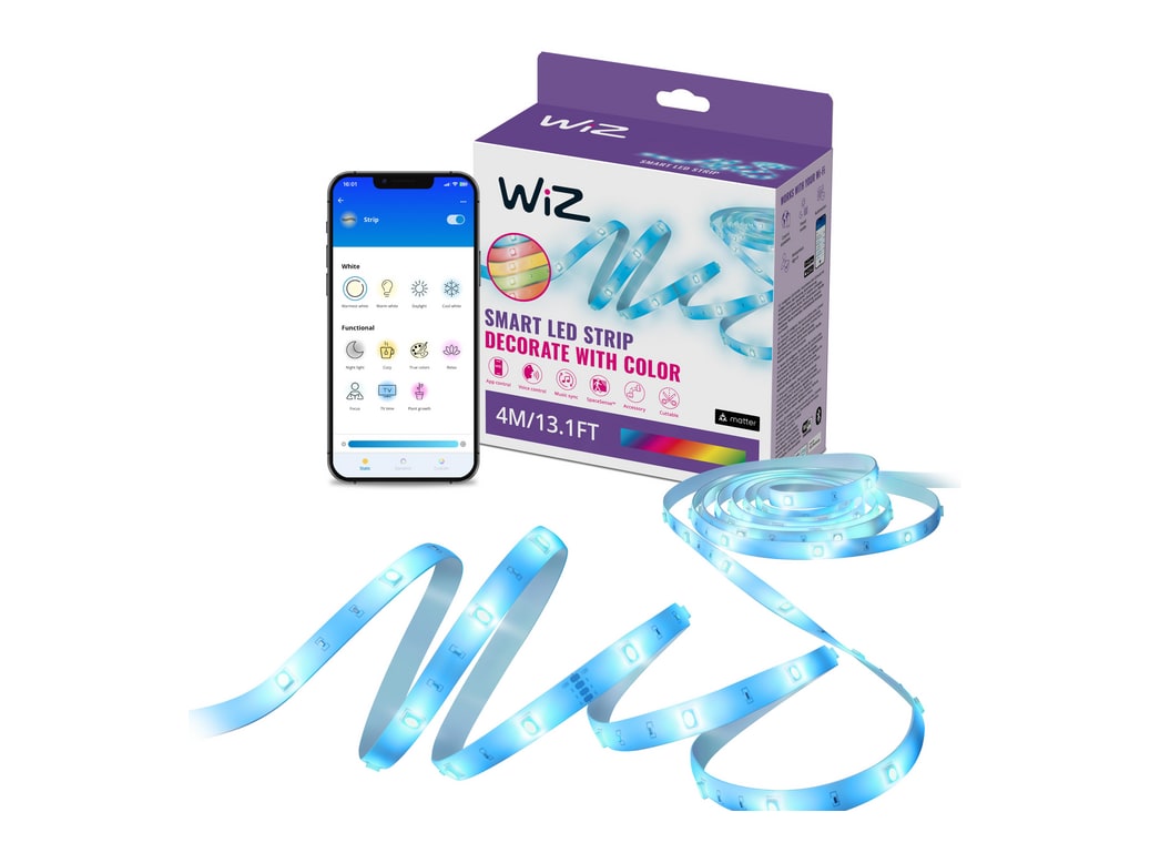 WiZ - RGB LED Strip 4 m Smart Lighting (EU)
