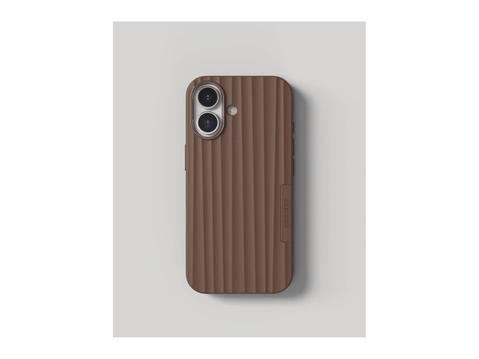 Nudient - Bold Case with MagSafe for iPhone 17 - Highland Brown