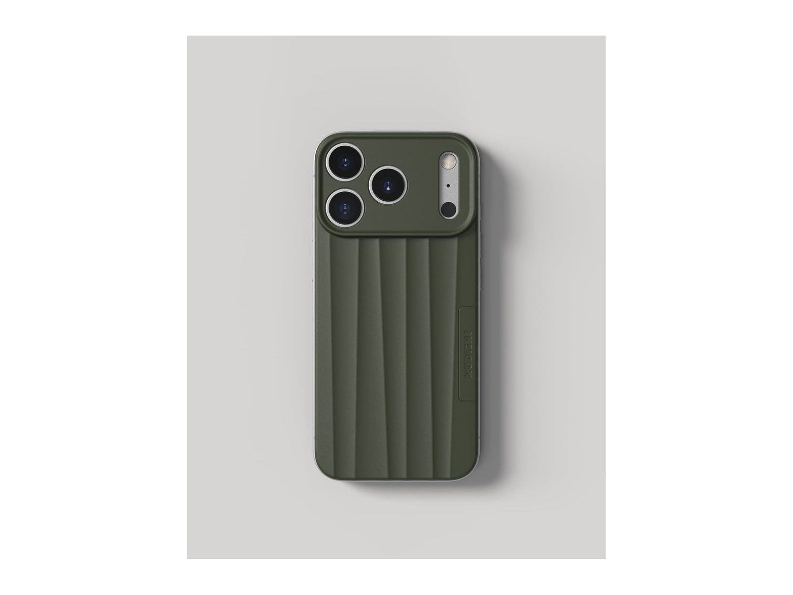 Nudient - Slice Case with MagSafe for iPhone 18 Pro - Pine Green