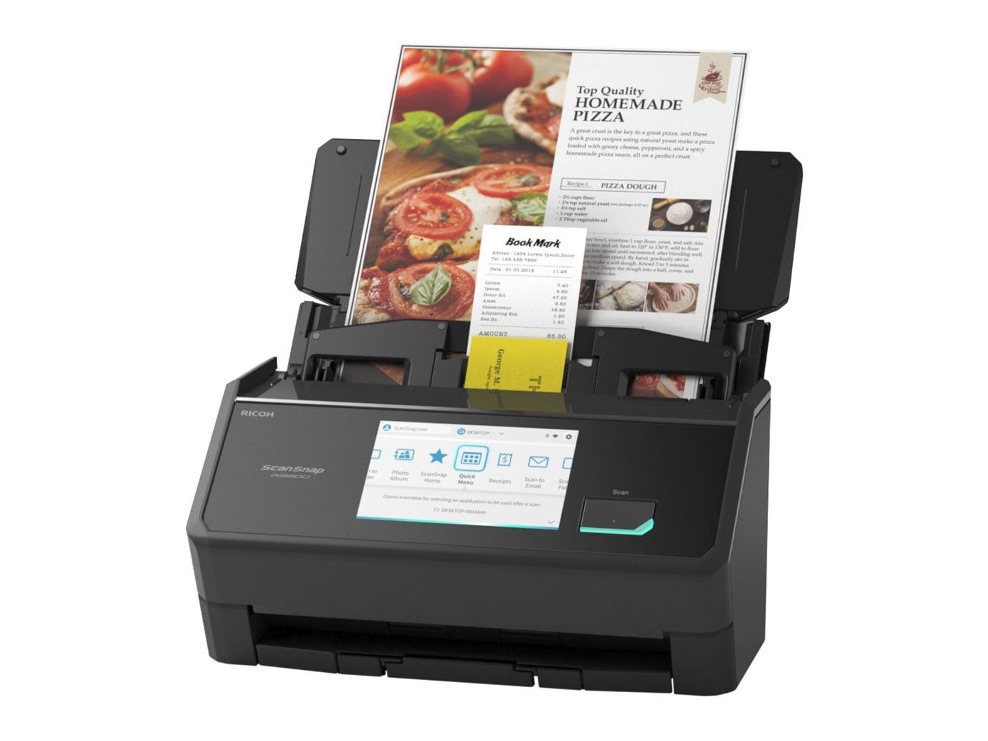 Ricoh - ScanSnap iX2500 Scanners - Black