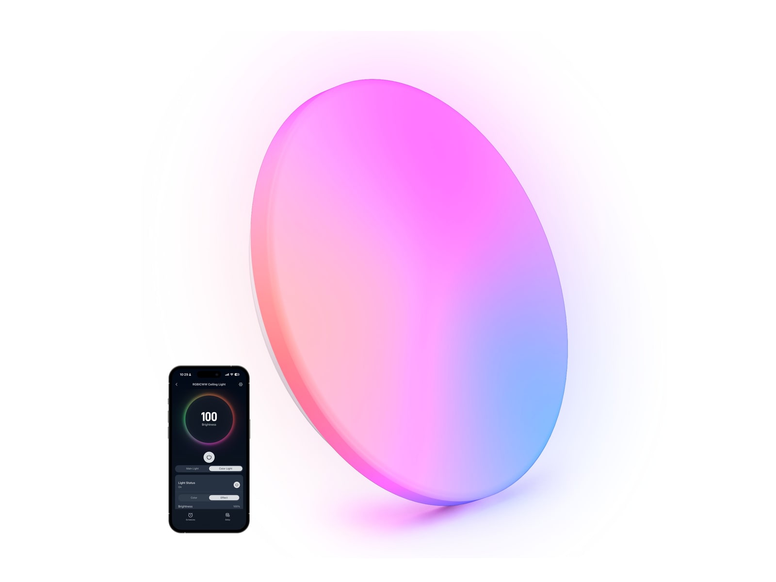 SwitchBot - RGBICWW Ceiling Light 12inch Smart Lighting (EU)
