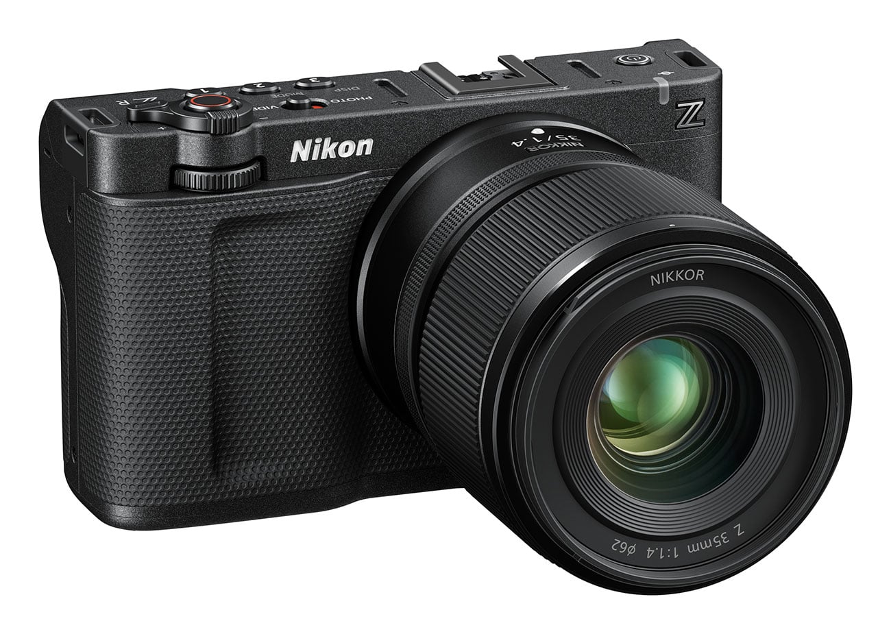 Nikon - ZR 24.5MP Mirrorless Cameras with 35mm f/1.4 Lens - Black