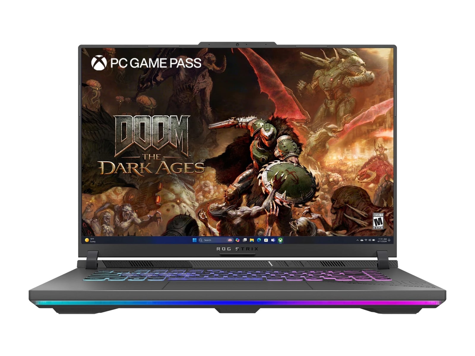 ASUS - ROG Strix G16 G614PR-G16.R95070TI 16" - AMD Ryzen 9 8940HX chip - 16GB Memory - 1TB SSD - Eclipse Gray