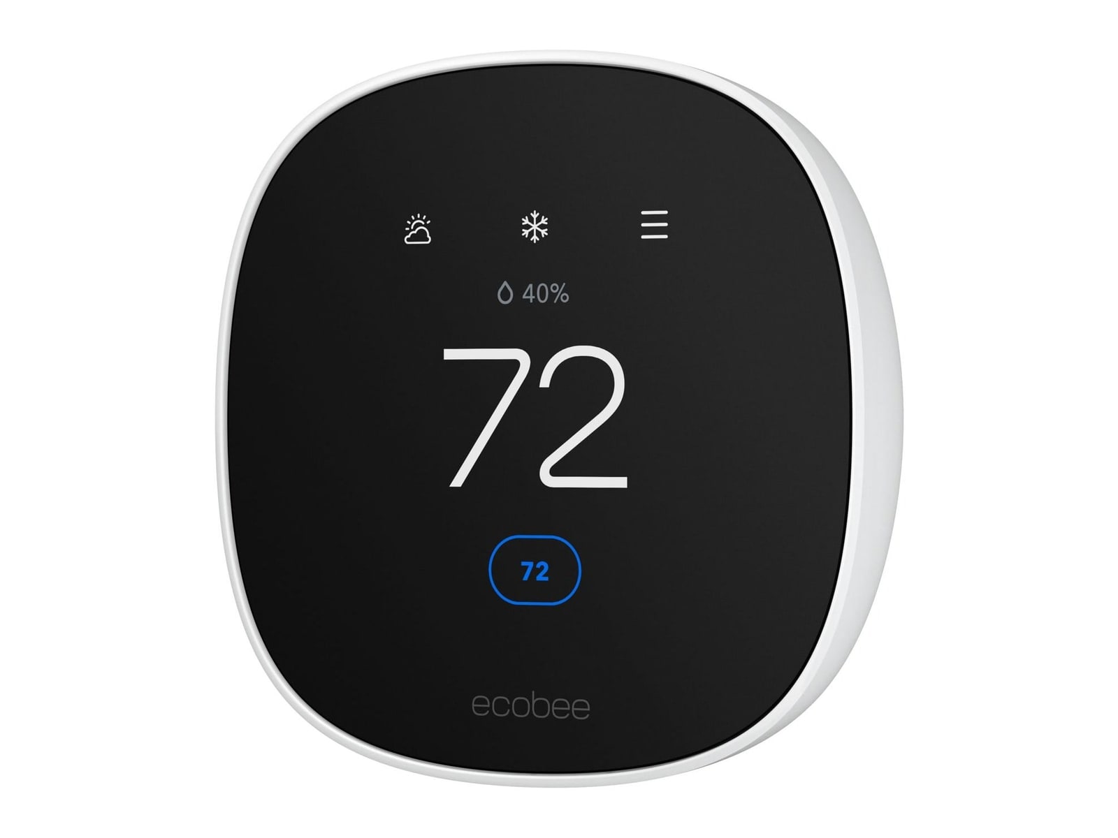 Ecobee - Smart Thermostat Essential Smart Thermostats - White