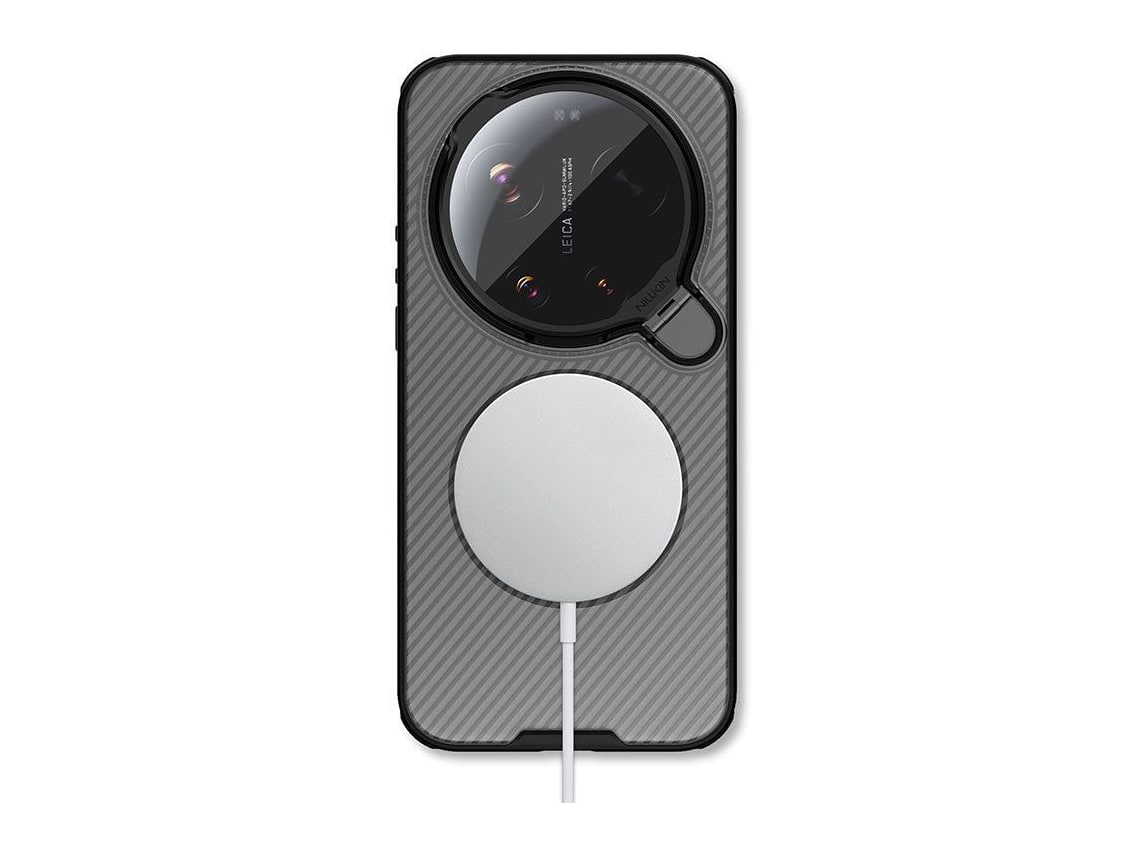 Nillkin - MagSafe Compatible CamShield CamProp Case with Tinted Clear Camera Cover - Xiaomi 17 Ultra - Translucent Black