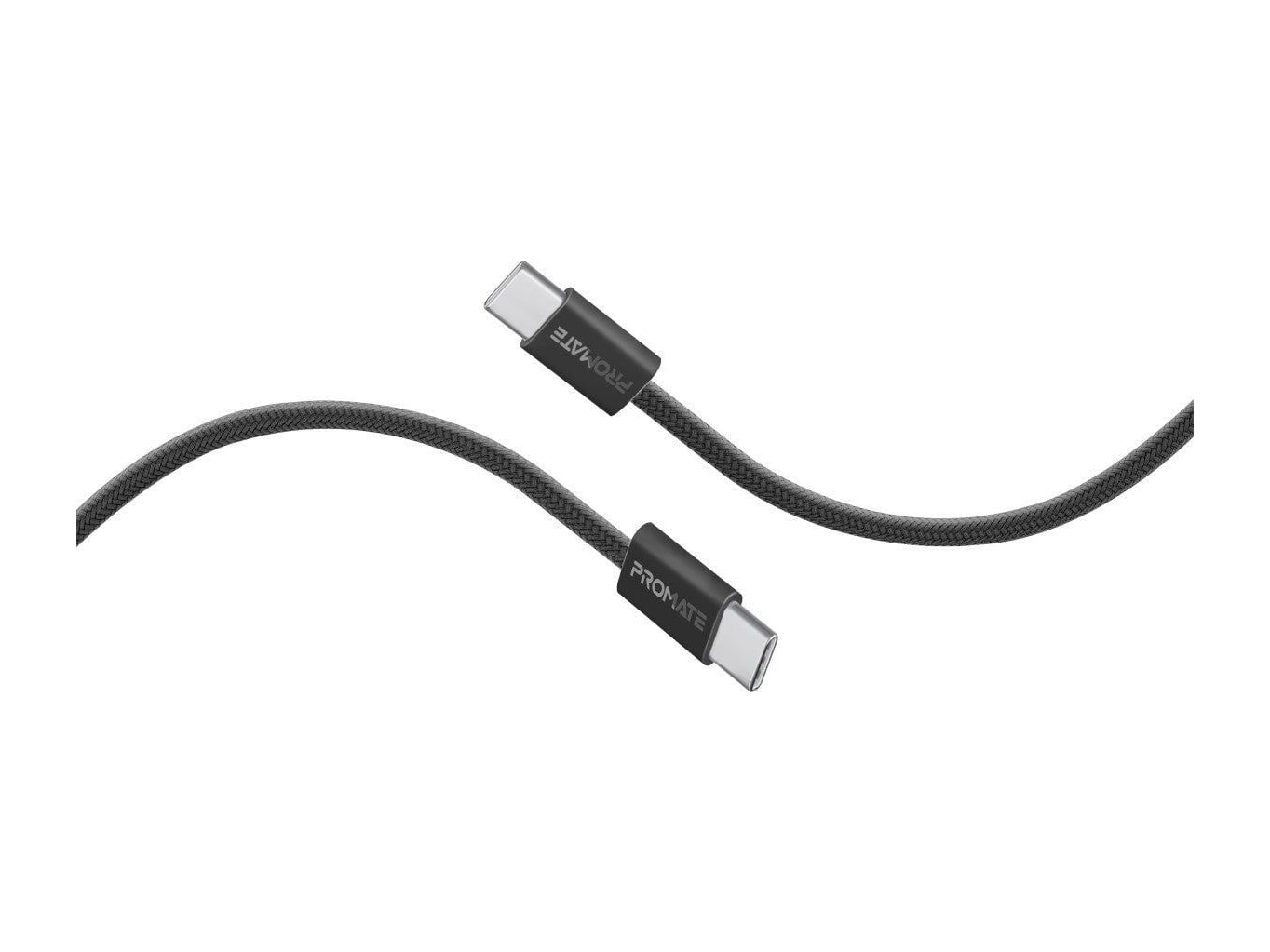 Promate - EcoLine-CC120 USB-C Cables - Black