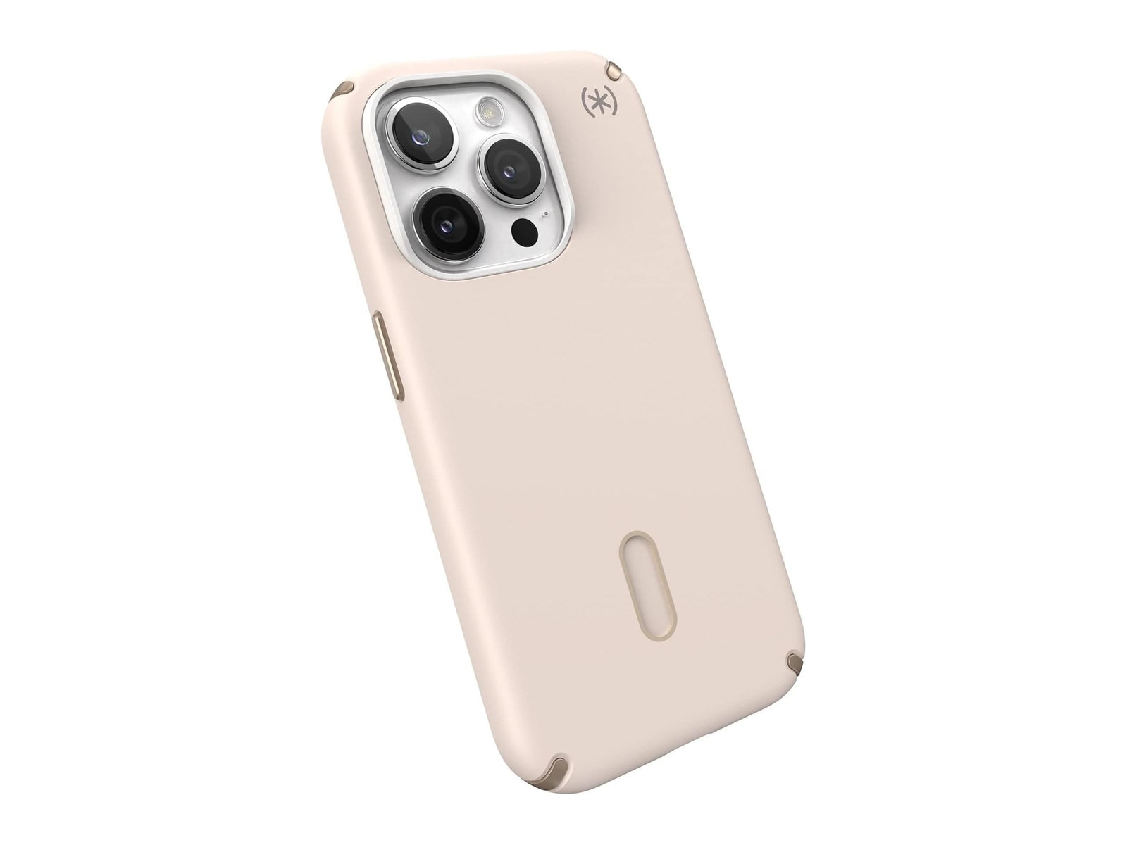 Speck - Presidio2 Pro MagSafe with ClickLock - iPhone 15 Pro - Bleached Bone/Heirloom Gold