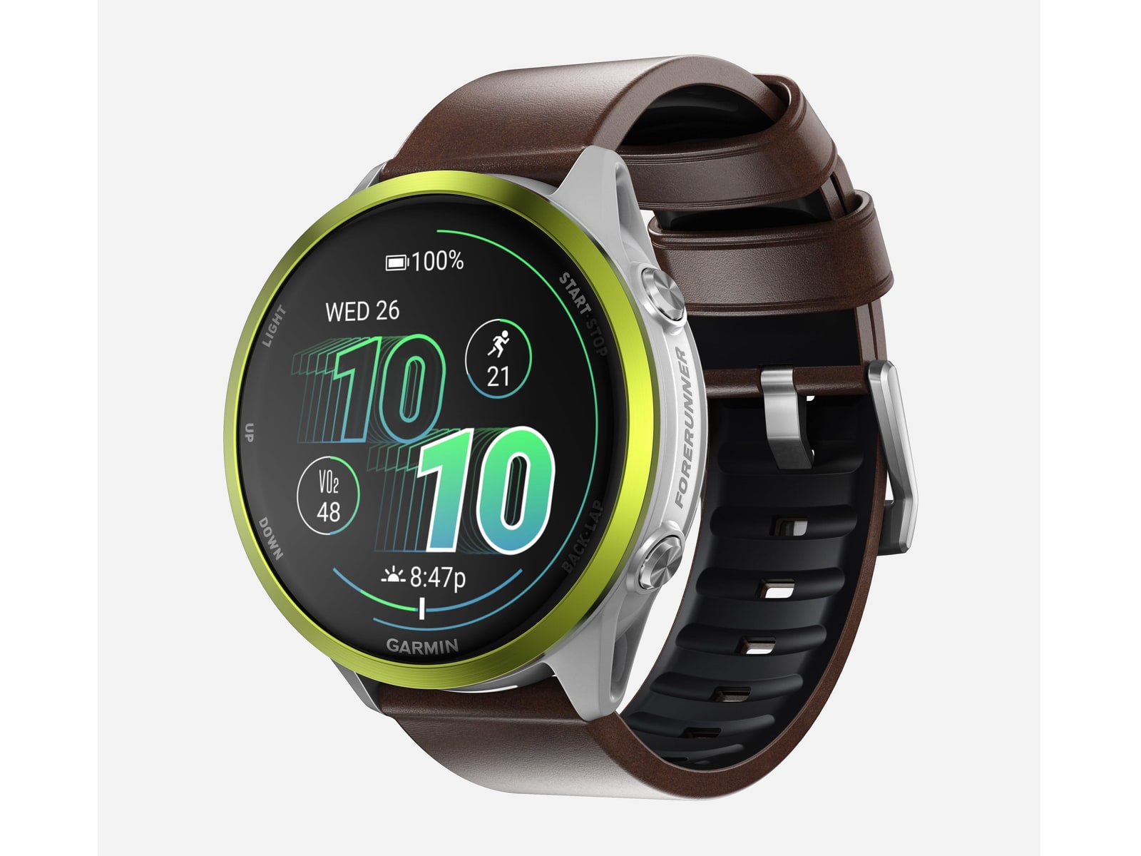 Nomad - Active Band Pro - 22mm Quick Release - Brown Horween - Silver Hardware