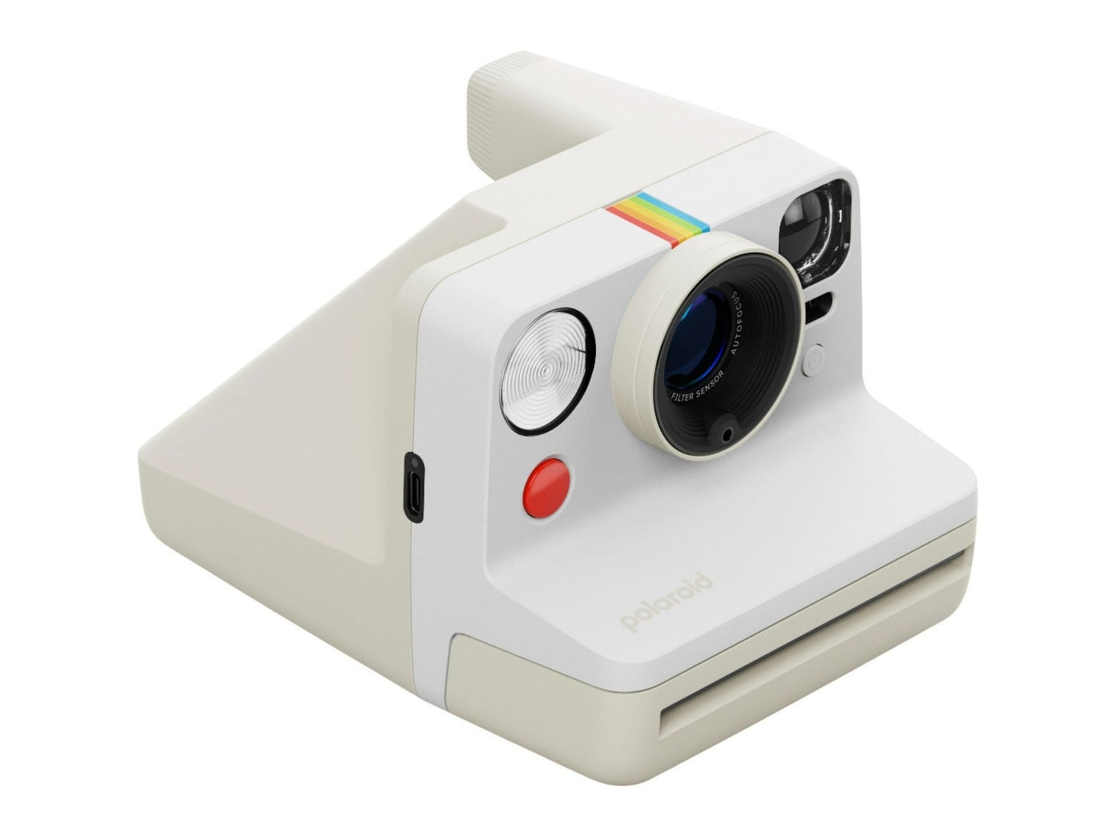 Polaroid - Now Instant Camera Generation 3 Instant Cameras - Pebble White