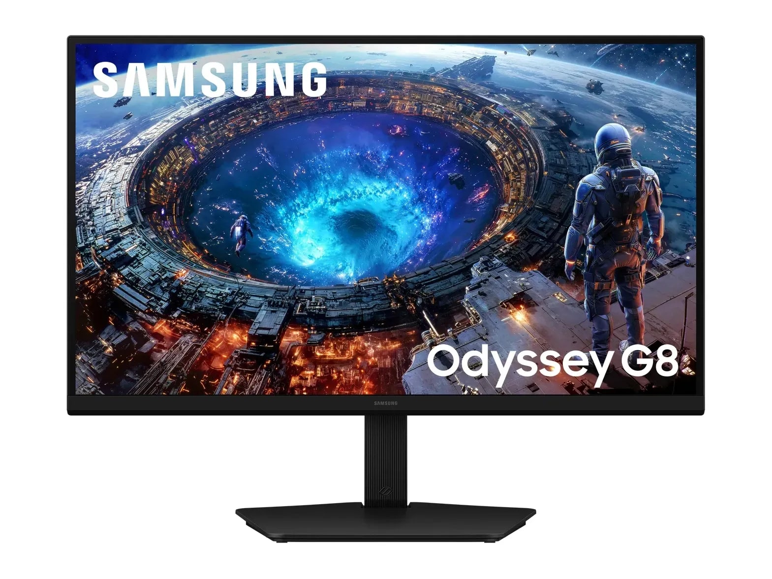 Samsung - 27" Odyssey G8 G80HF 5K 180Hz Gaming Monitors - Black