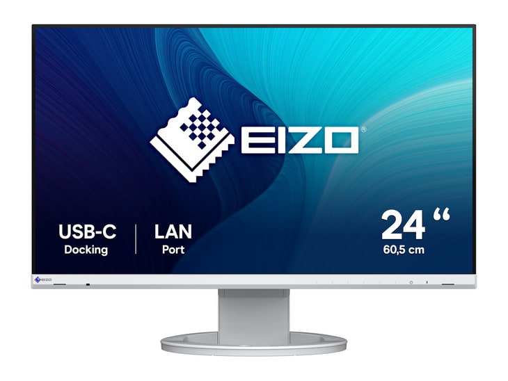 EIZO - 23.8" FlexScan EV2490-WT Full HD 60Hz Professional Monitors - White