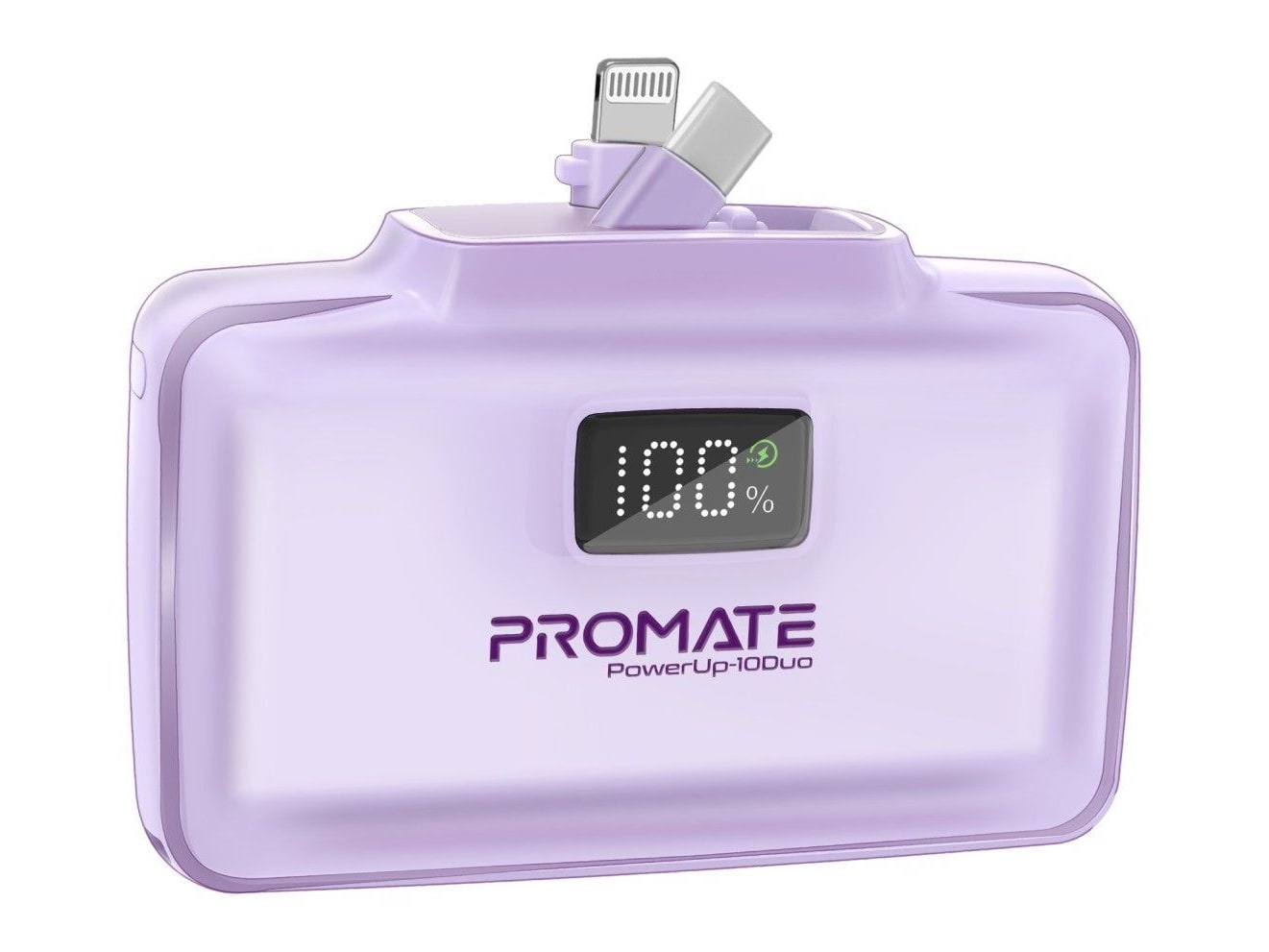 Promate - PowerUp-10Duo Purple Power Banks