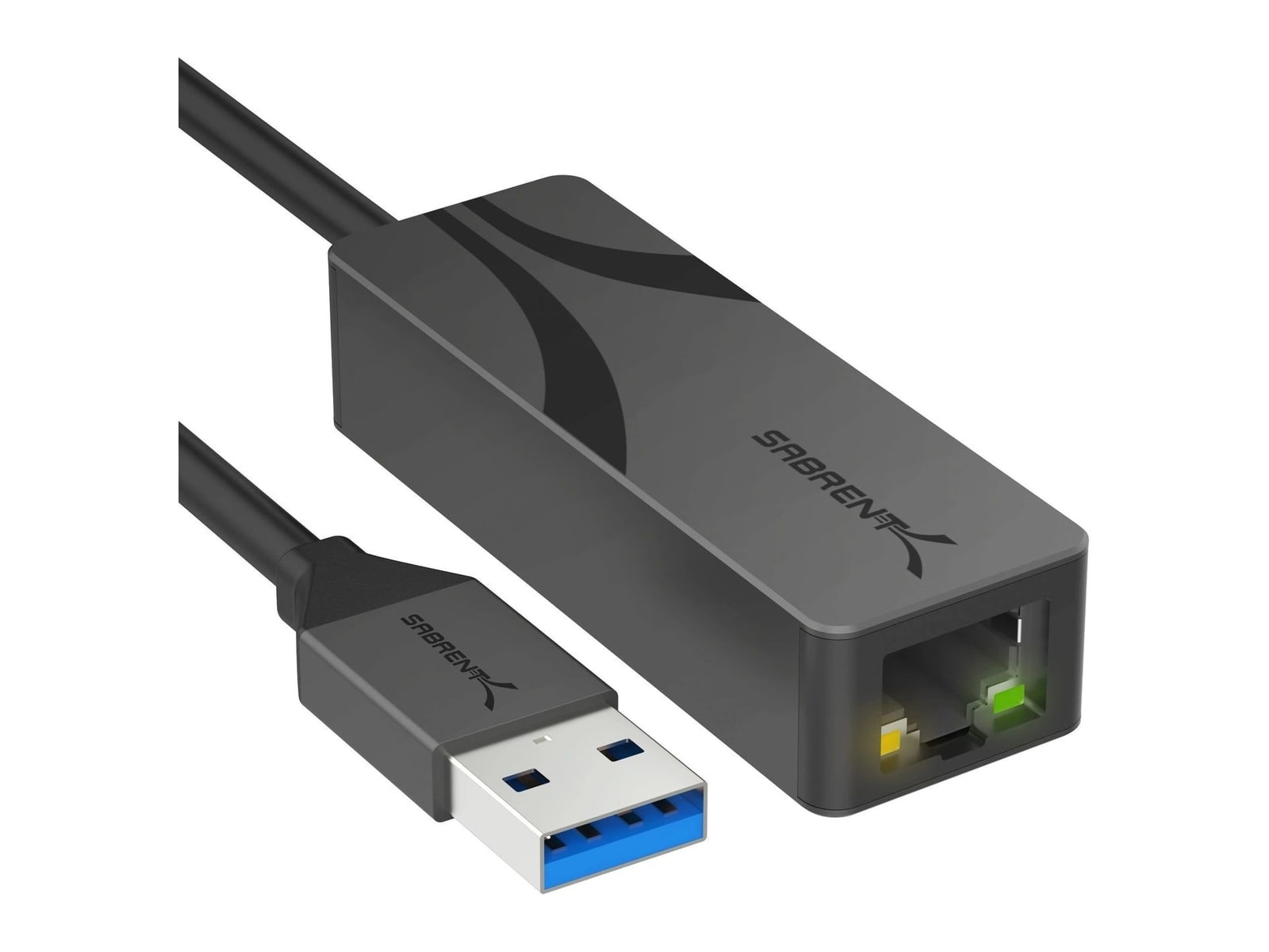 Sabrent - USB-A 3.0 to 2.5 Gigabit Ethernet Adapter Network Adapters