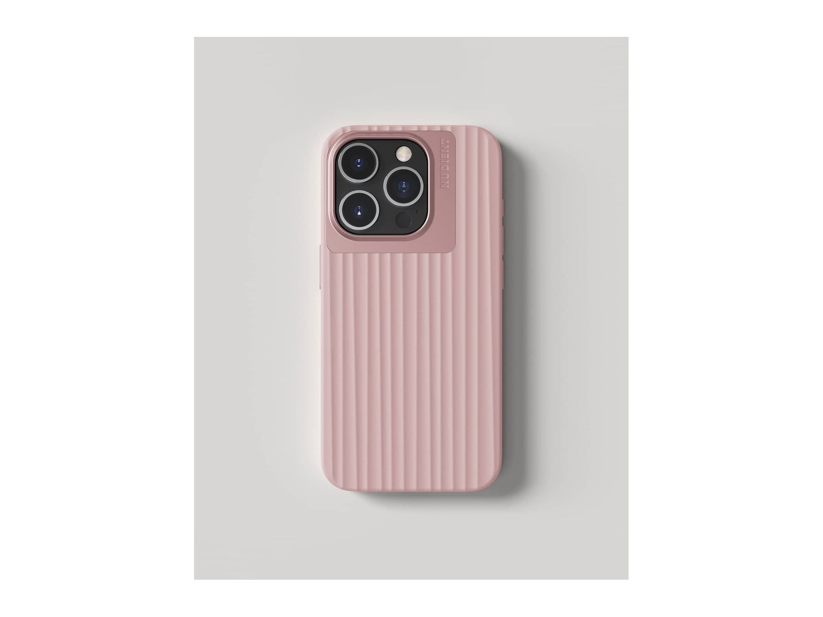 Nudient - Bold Case with MagSafe for iPhone 15 Pro - Dusk Pink