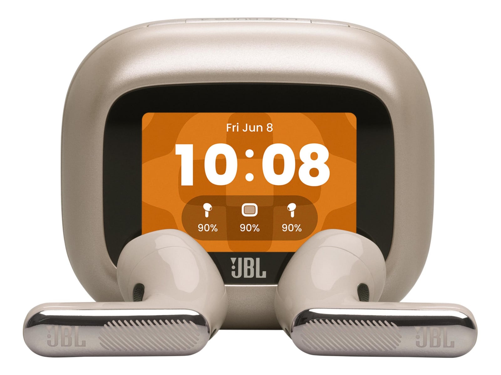 JBL - Live Flex 4 True Wireless Earbuds - Champagne
