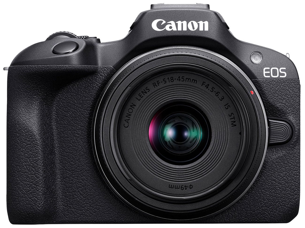 Canon - EOS R100 24.1 MP Mirrorless Cameras RF-S18-45mm & RF-S55-210mm Lens Kit - Black