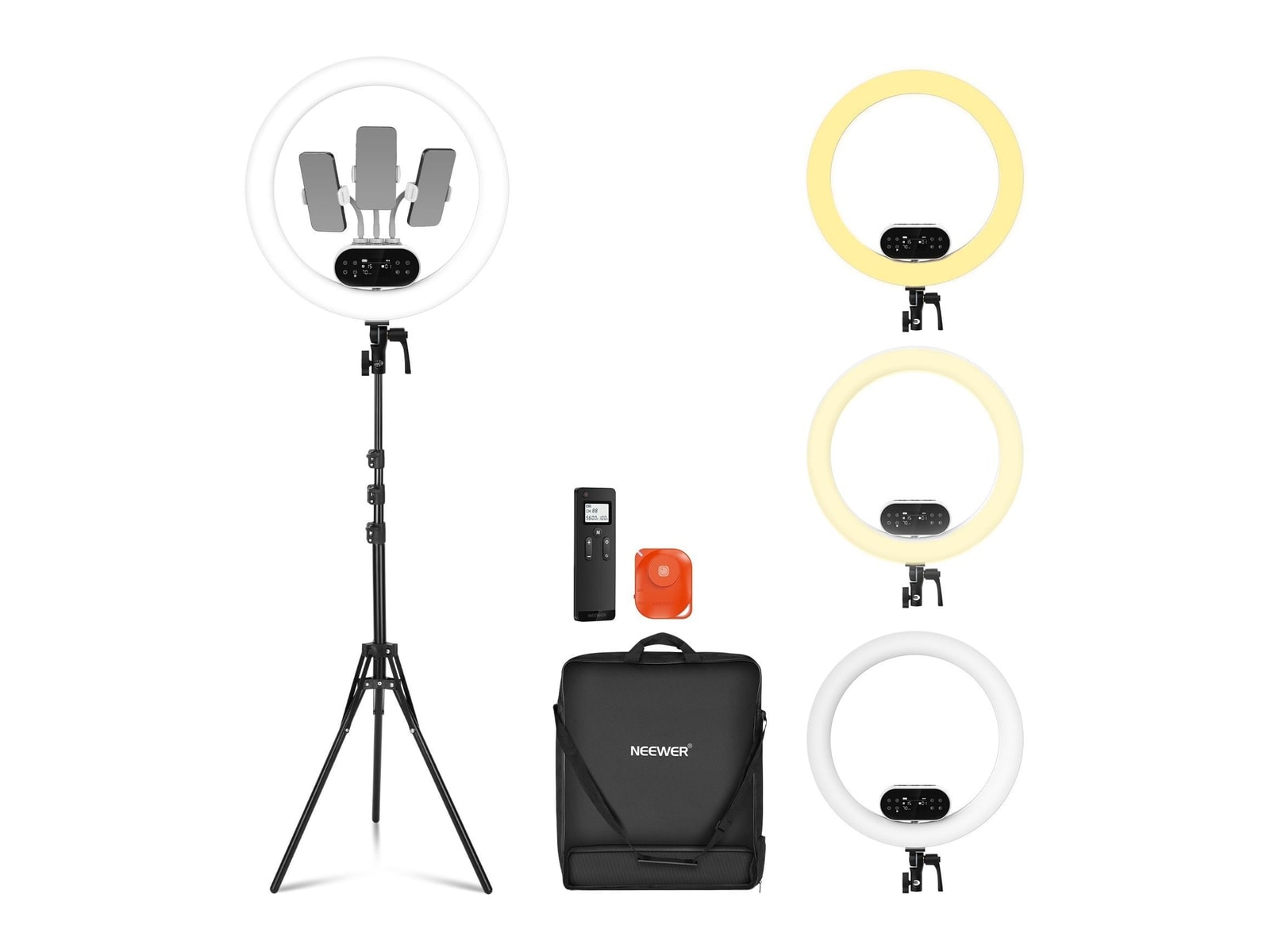 Neewer - RH100B 19" 100W High Power LED Ring Light Camera Accessories