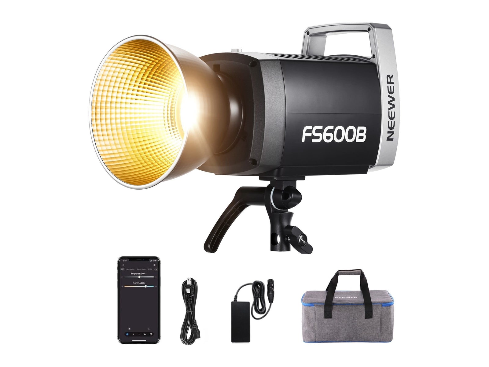 Neewer - FS600B 600W Bi-Color LED Video Light Camera Accessories