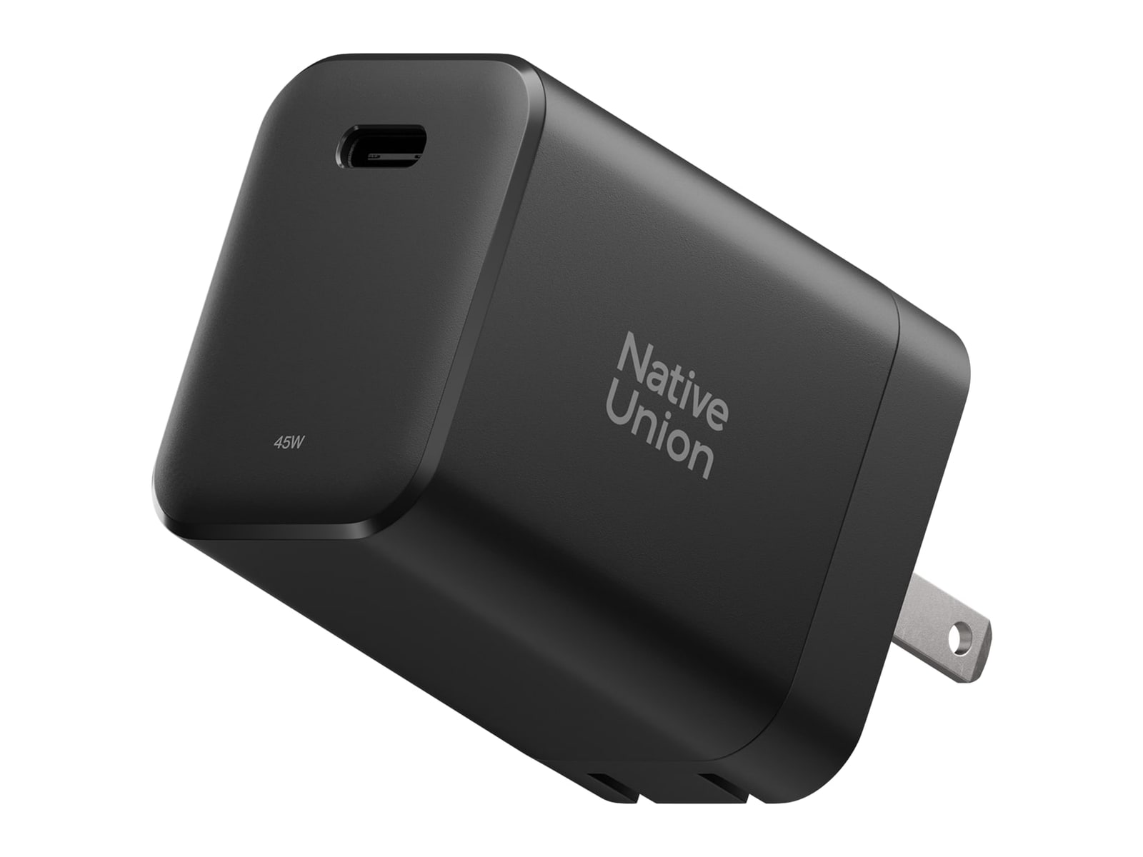 Native Union - Fast GaN Charger PD 45W (US/CA) Black Wall Chargers