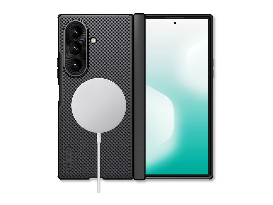 Nillkin - MagSafe Compatible Super Frosted Shield Fold Case - Galaxy Z Fold 8 Ultra - Matte Black
