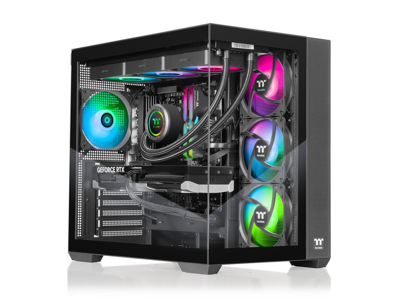 Thermaltake - NE 9870-V380 - AMD Ryzen 7 9800X3D chip - 32GB Memory - 2TB SSD - Black
