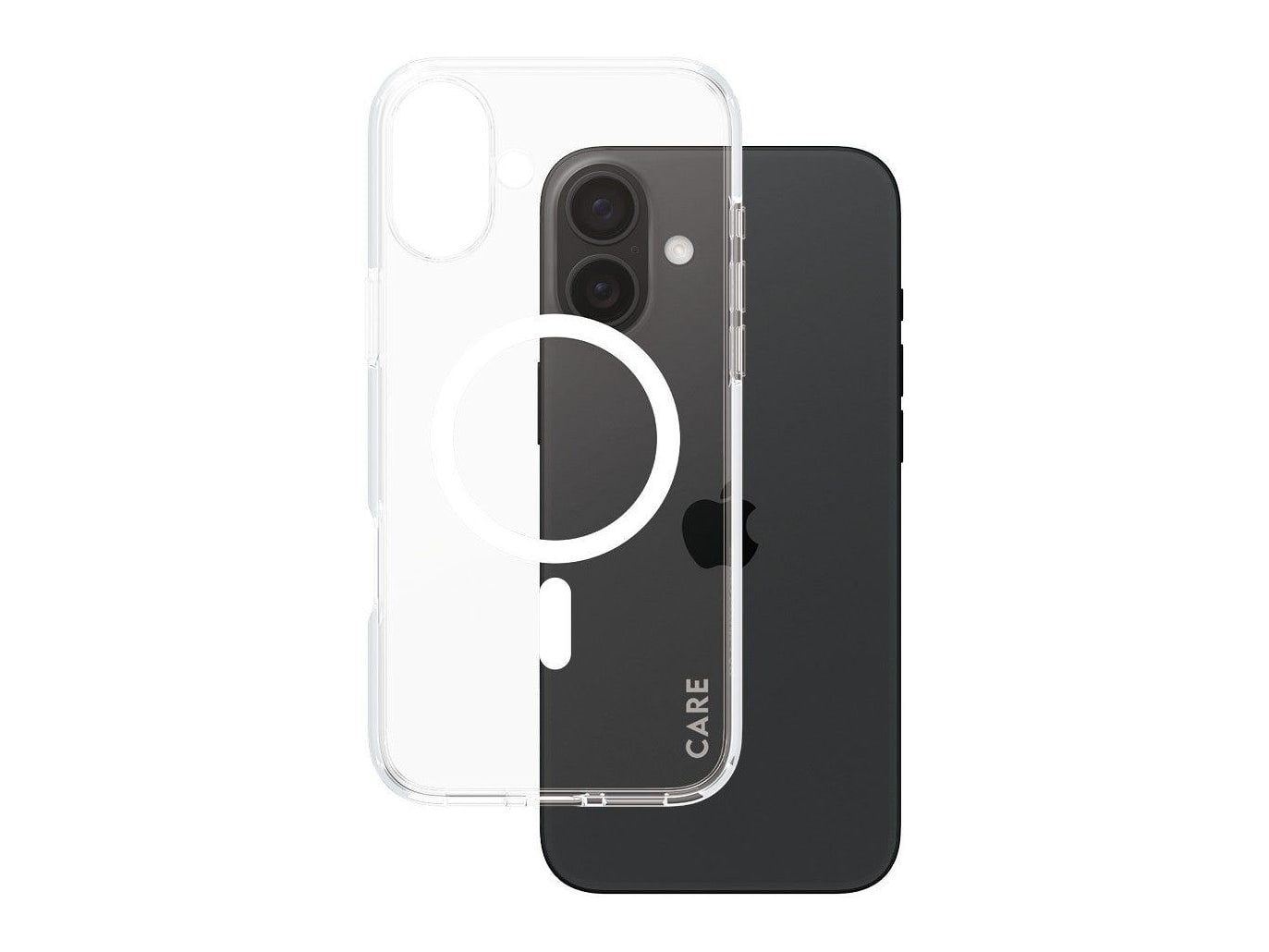 PanzerGlass - CARE Urban Combat Case Transparent w. White MagSafe iPhone 16 Plus