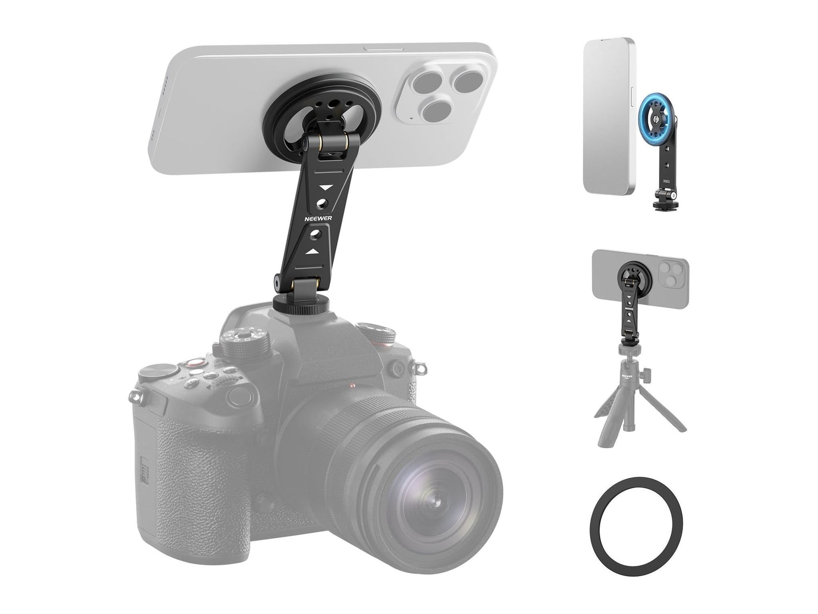 Neewer - DS031 Magnetic Phone Tripod Mount Camera Accessories
