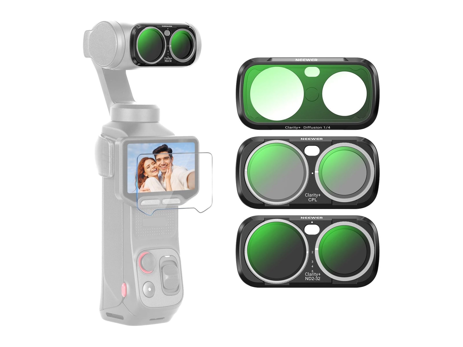 Neewer - Filter Set Compatible with Insta360 Luna Ultra Camera Accessories