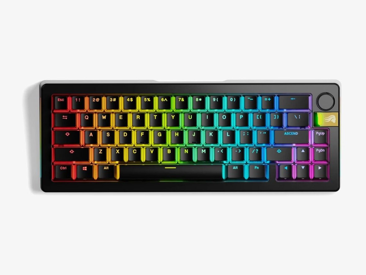 Glorious - GMMK 3 PRO HE Prebuilt 65% Wireless Keyboards - Black