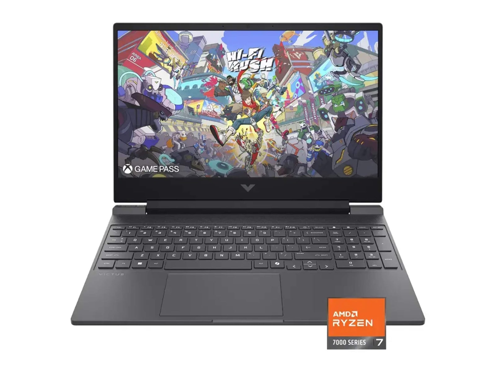 HP - Victus 15-fb30 15.6" - AMD Ryzen 7 7445HS chip - 16GB Memory - 512GB SSD - Mica Silver