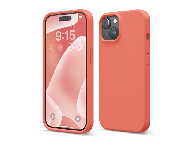 elago - Premium Silicone Case - iPhone 15 - Pomelo Pink