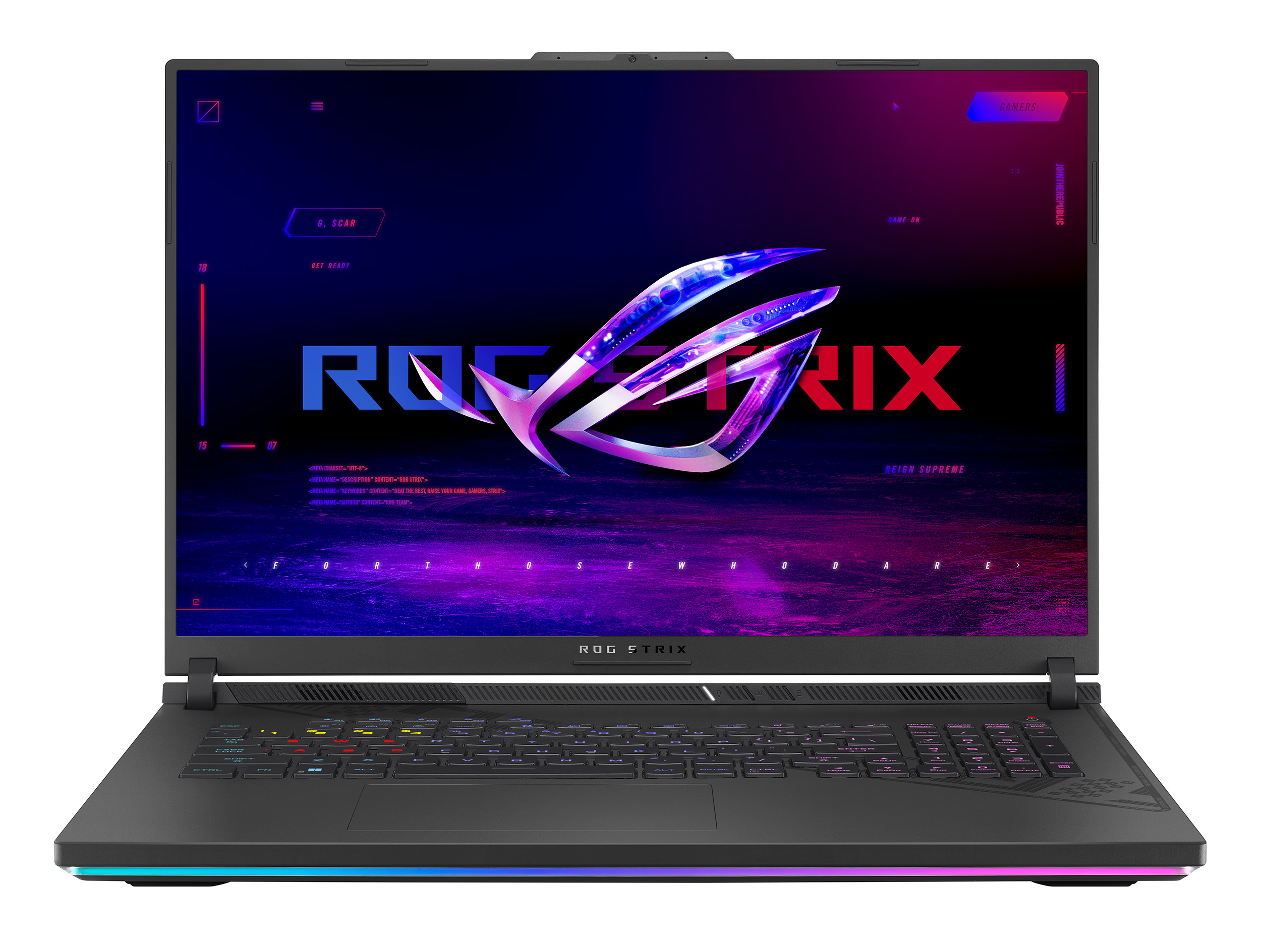 ASUS - ROG Strix G18 18" - AMD Ryzen 9 8940HX chip - 16GB Memory - 1TB SSD - Eclipse Gray