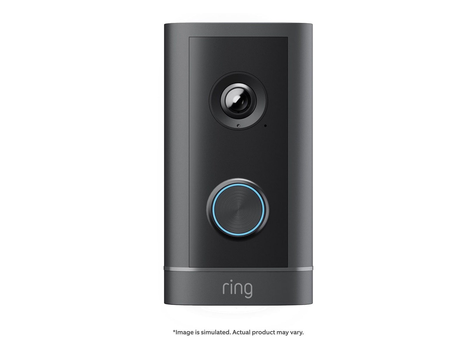 Ring - Wired Doorbell Elite PoE with Retinal 4K Deep Silver Video Doorbells