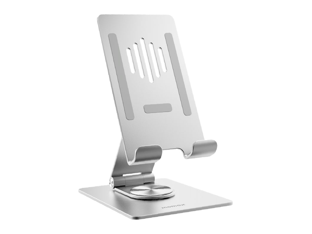 MOMAX - Mobile & Tablet Multi-Purpose Rotating Stand - Silver