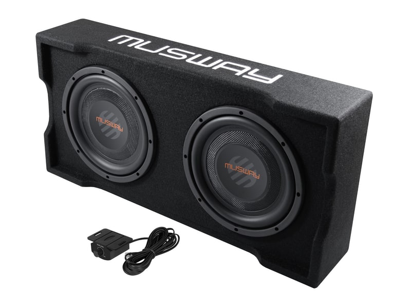 Musway - MF210A Active Downfire Subwoofer Box Car Audio (EU)