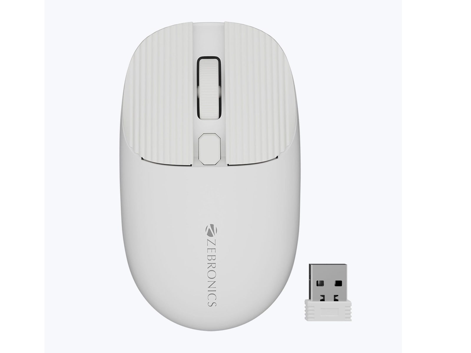 Zebronics - Zeb Freego Pro Wireless Mice - White