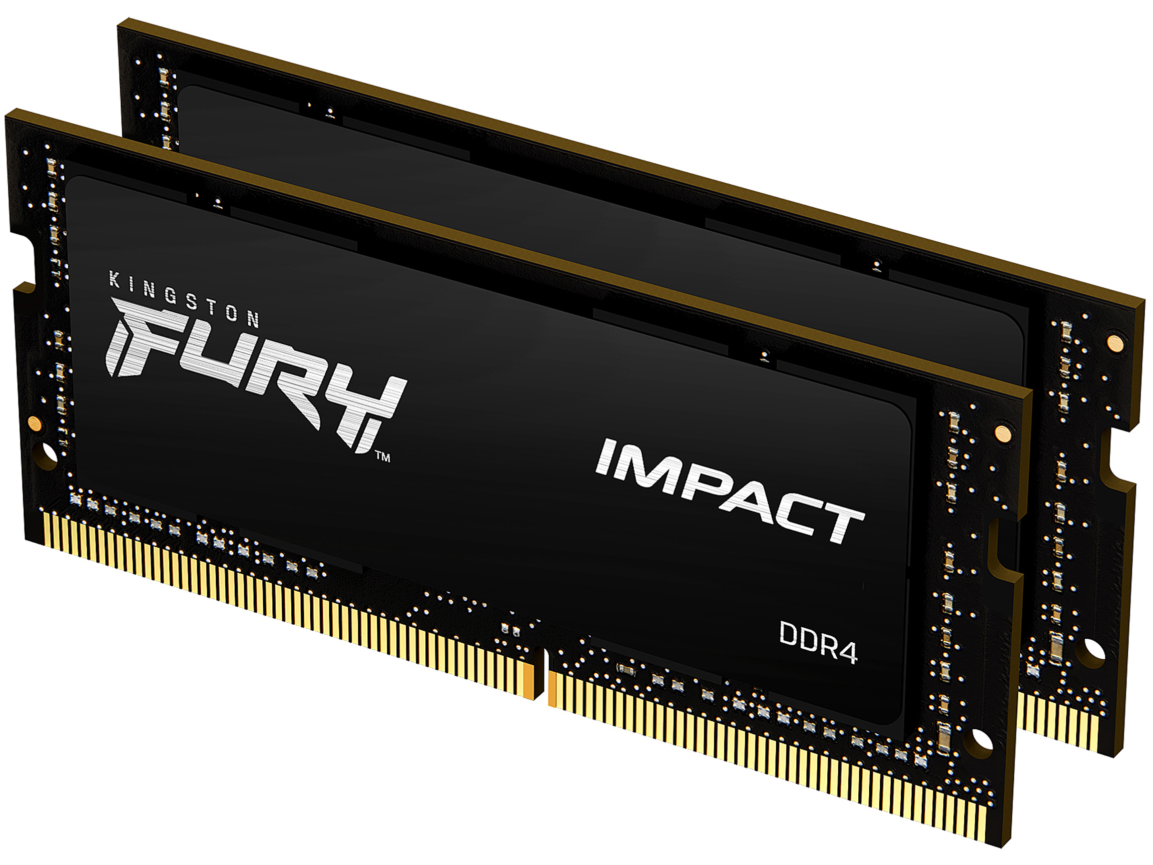 Kingston - FURY Impact KF432S20IB1K2/32 32GB (2 x 16GB) DDR4 3200 CL20 SO-DIMM Memory (RAM)