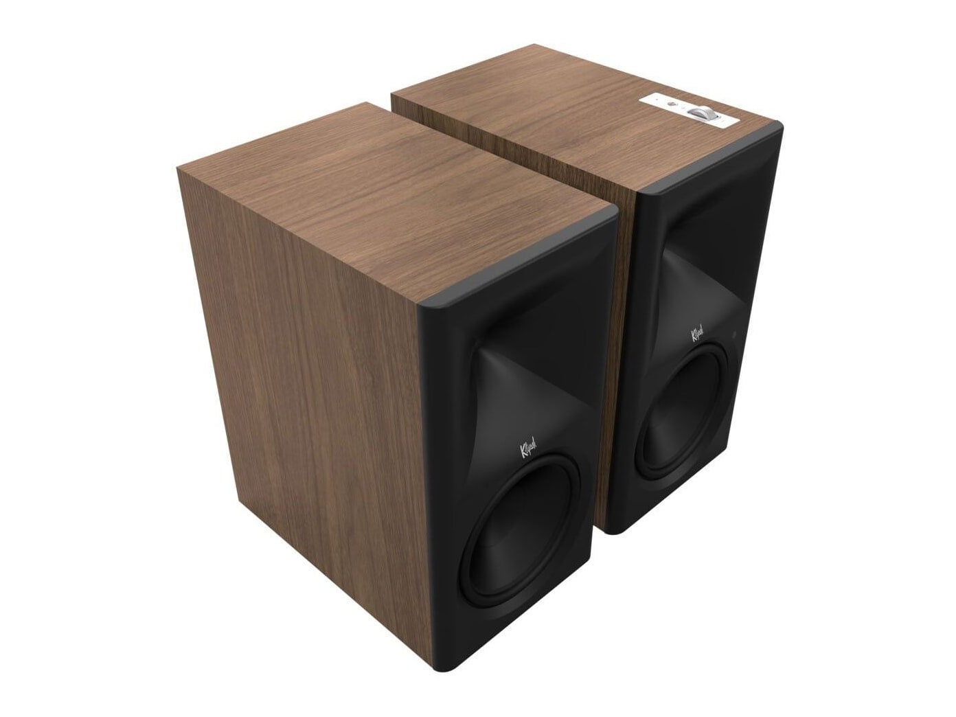 Klipsch - The Nines II with Dolby Atmos and DTS:X in Walnut (Pair) Speakers - Brown