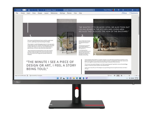 Lenovo - 27" ThinkVision S27i-30 Full HD 100Hz Professional Monitors