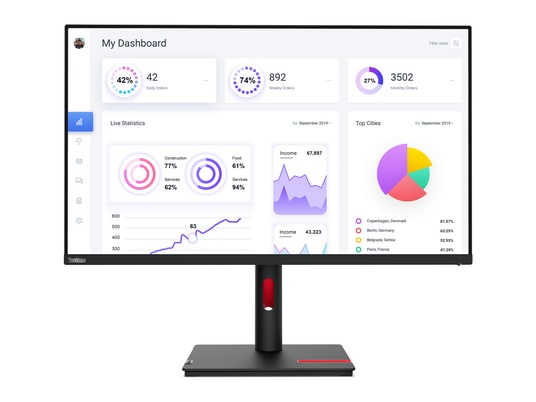 Lenovo - 31.5" T32p-30 4K UHD 60Hz 4K/5K Monitors
