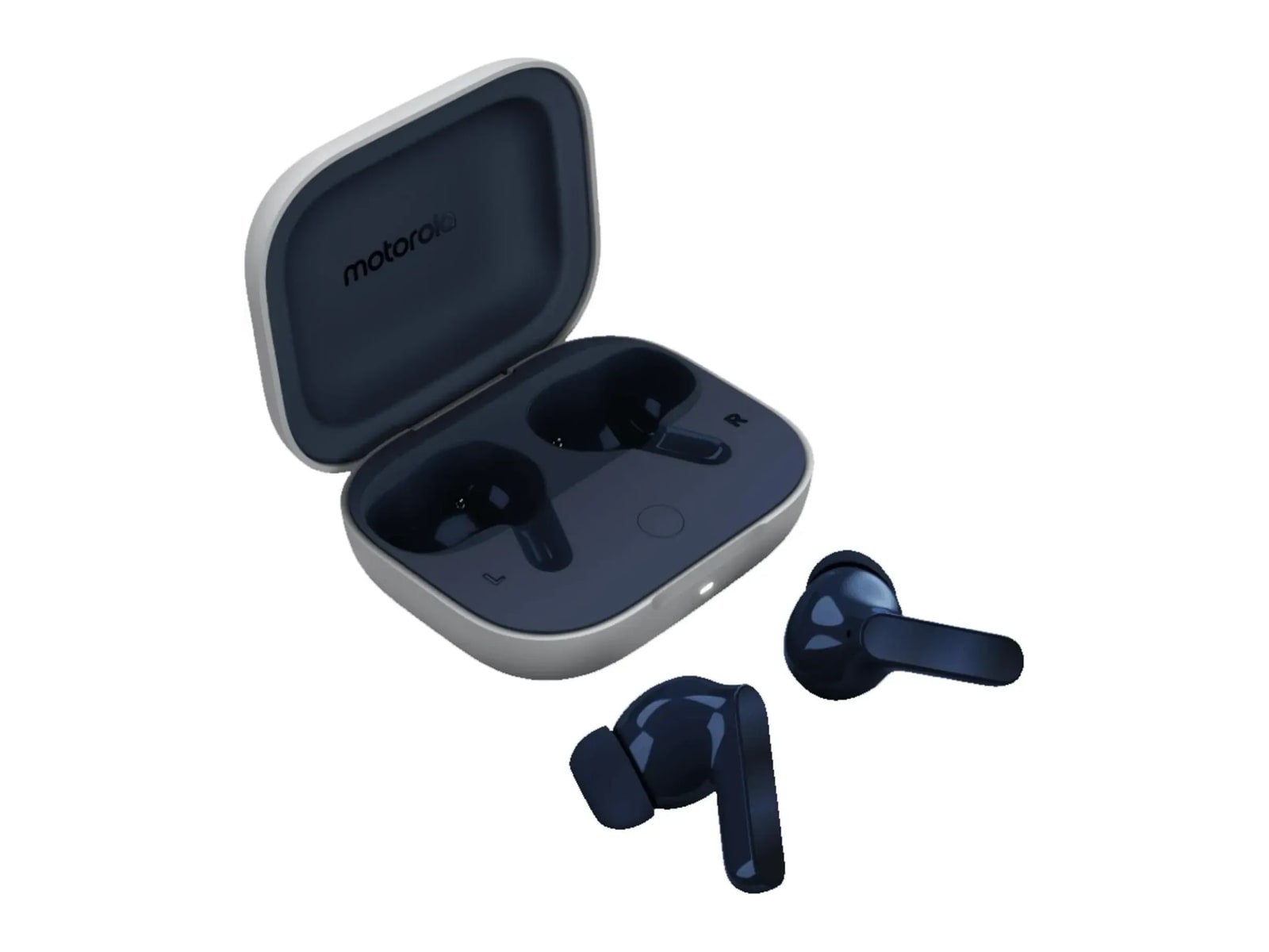 Motorola - Moto Buds Bluetooth True Wireless Earbuds - Starlight Blue