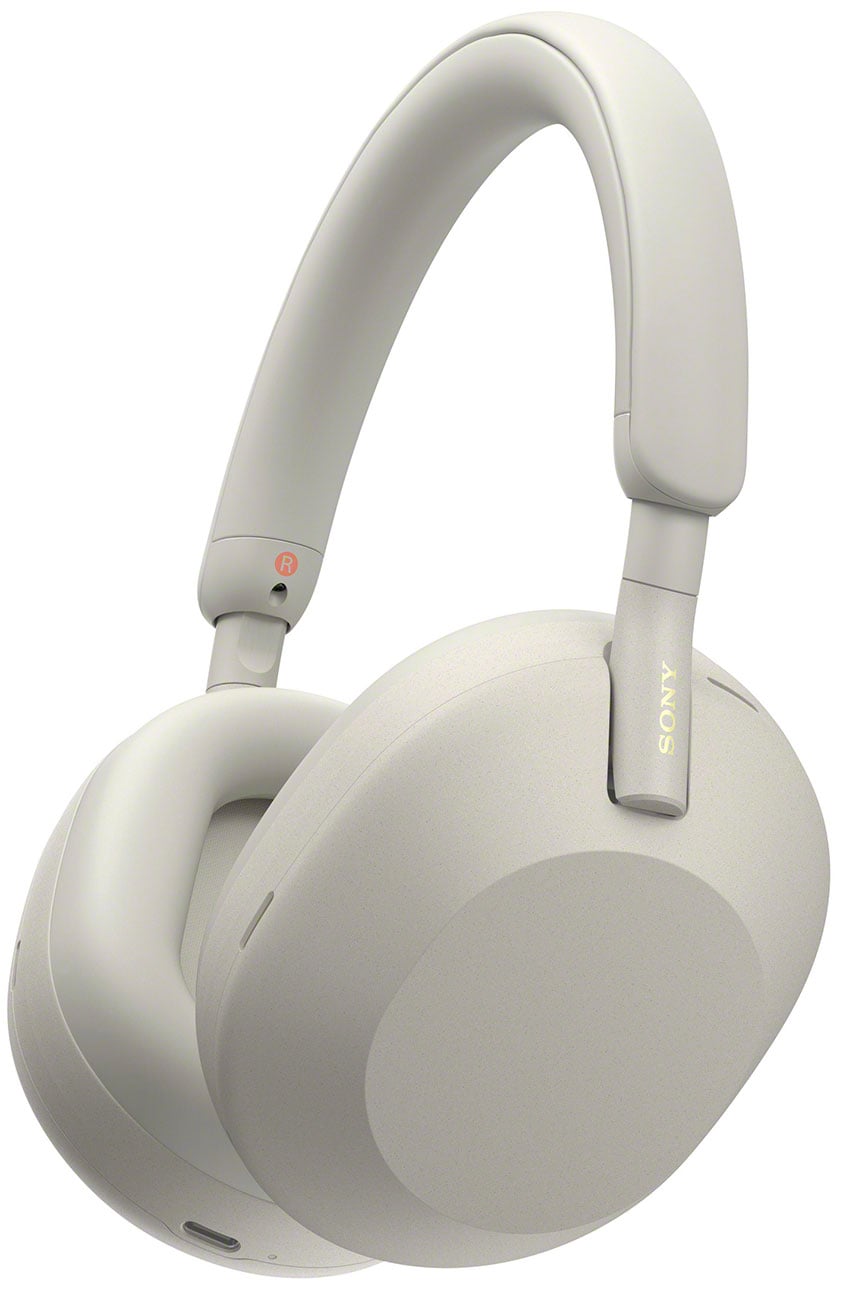 Sony - WH1000XM5 Bluetooth 5.2 Noise Cancelling Headphones - Silver