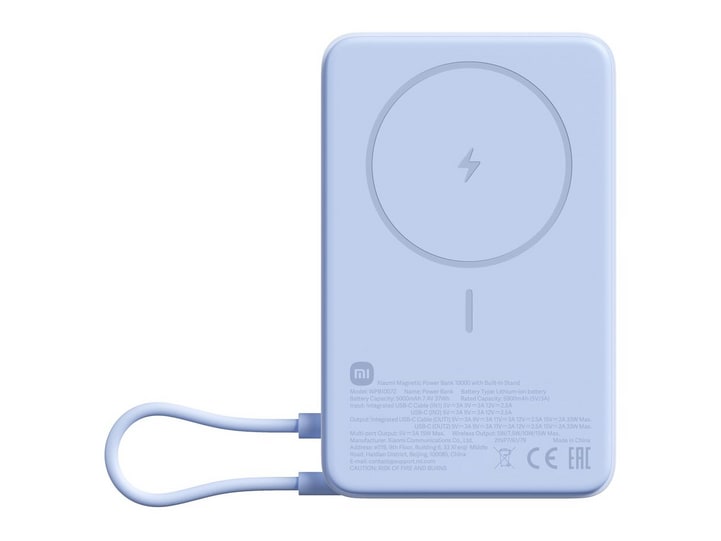Xiaomi - Magnetic with Stand 10000mAh Blue Power Banks