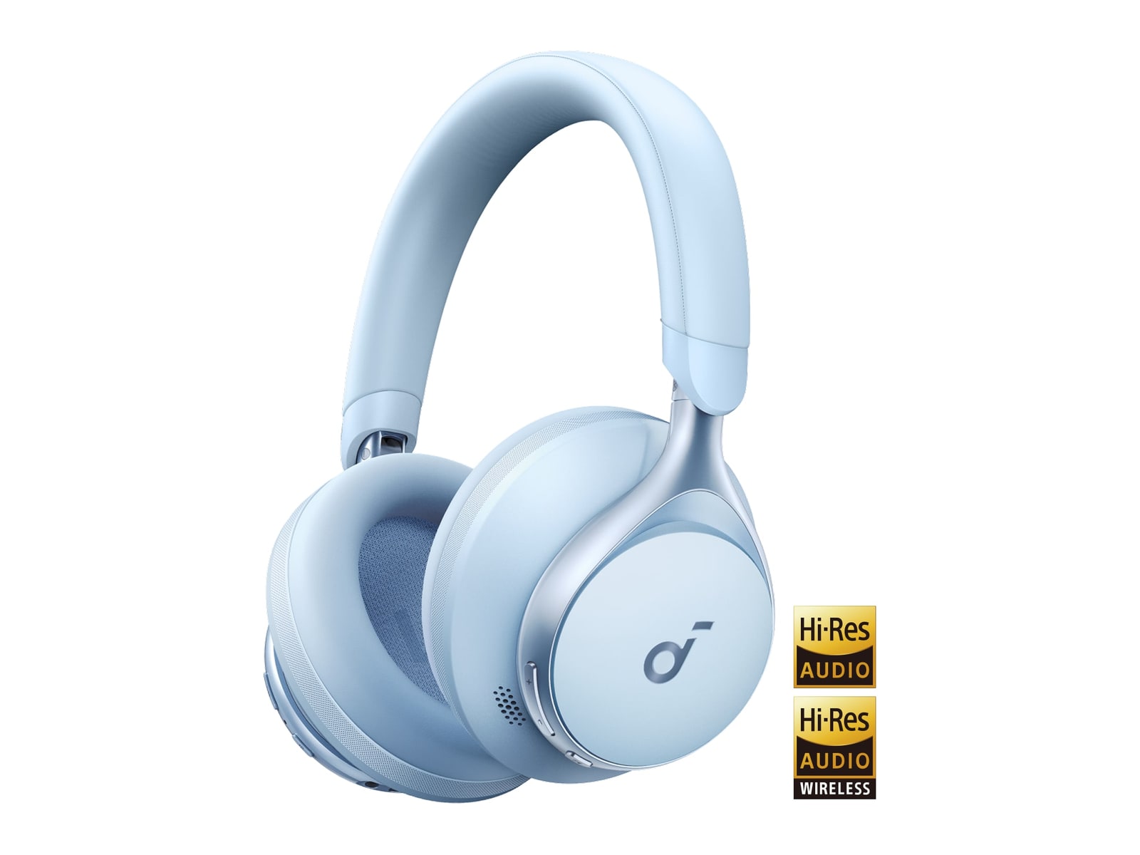 Soundcore - Space One Bluetooth Over-Ear Headphones - Sky Blue
