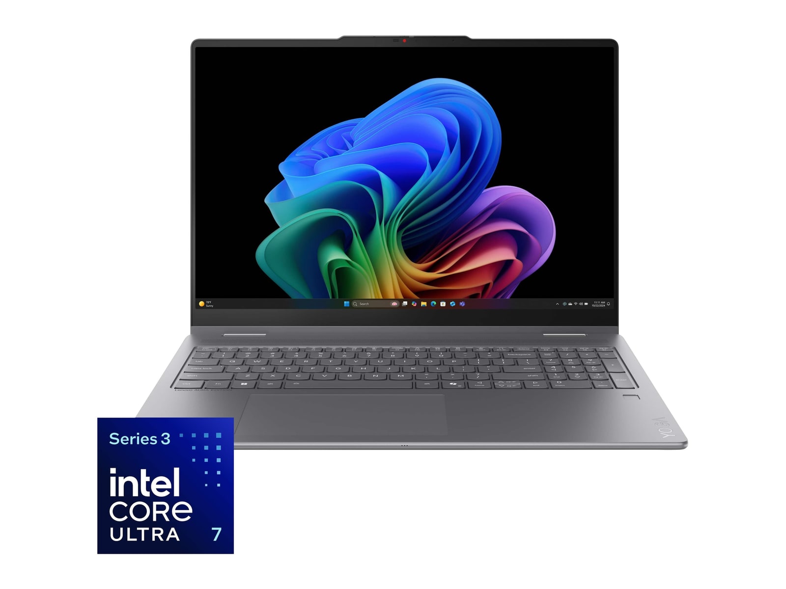 Lenovo - Yoga 7i 83TE001PUS 16" - Intel Core Ultra 7 355 chip - 24GB Memory - 512GB SSD - Luna Grey