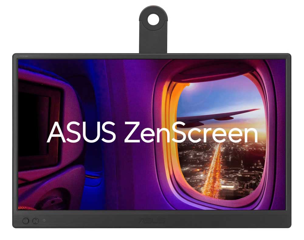 ASUS - 16" ZenScreen MB169CK 1920x1080 60Hz Portable Monitors - Black