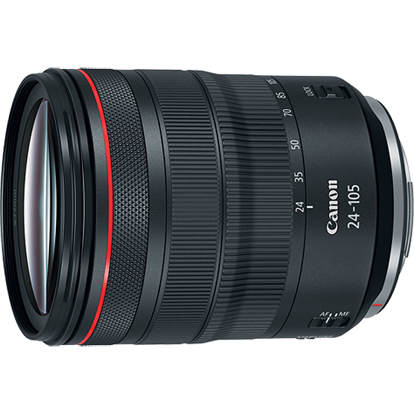 Canon - RF24-105mm F4 L IS USM Camera Lenses - Black